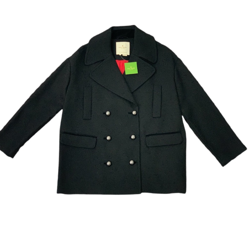 NWT!💝 Kate Spade Broome Street Modern Pea Coat - Picture 5 of 6